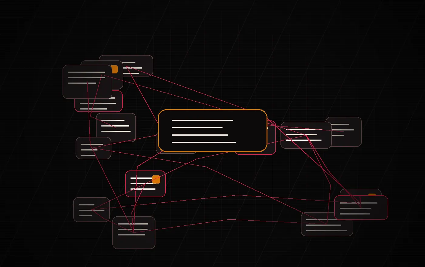 Disconnected source tables showing the unresolved mess before analysis.